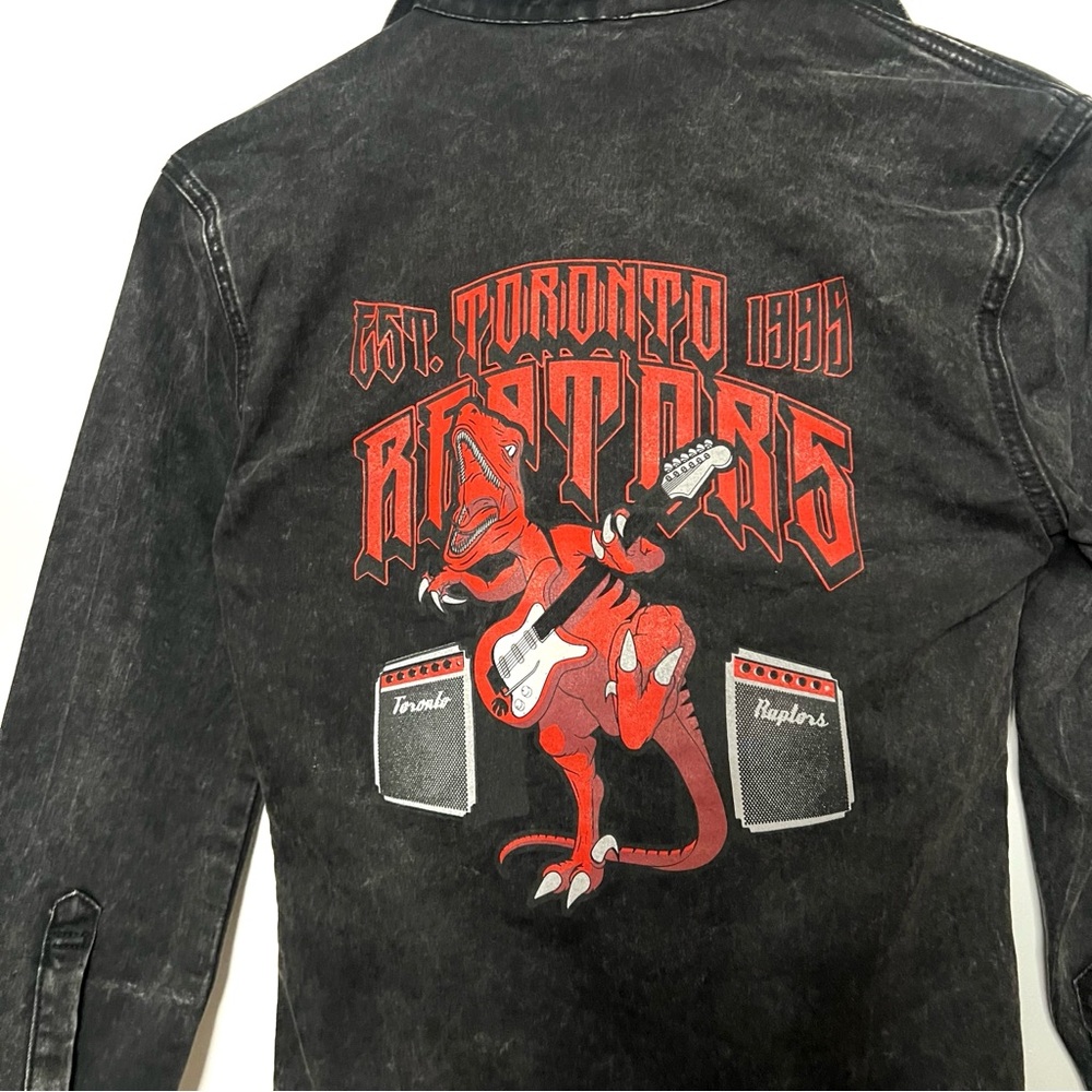 Toronto Raptors | Washed Denim Button Up - Picture 3 of 5